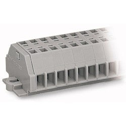 Wago Corporation 260-112 | 2-Conductor Terminal Strip, 12-Pole, With Fixing Flanges, 3.2 mm Mounting Holes