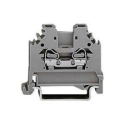 Wago Corporation 280-101 | 2-Conductor Through Terminal Block, 2.5 mm², Lateral Marker Slots, CAGE CLAMP