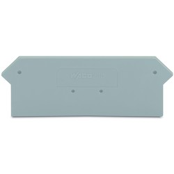 Wago Corporation 280-316 | End and Intermediate Plate, 2.5 mm Thick, Gray