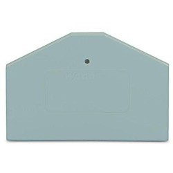 Wago Corporation 281-312 | End and Intermediate Plate, 2.5 mm Thick, Gray