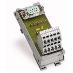 Wago Corporation 289-725 | Interface Module, 9-Pole, Submini D-Female, Cage Clamp, 125 V AC/DC, 2 A
