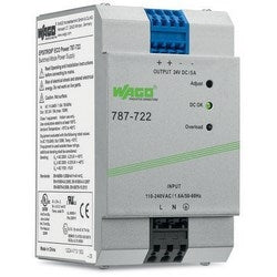 Wago Corporation 787-722 | Primary Switch Mode Power Supply, DC 24 V, 5 A