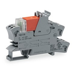 Wago Corporation 788-515 | DPDT Relay & Socket, 115 VAC, 2 Changeover Contacts (2CO), RoHS Compliant