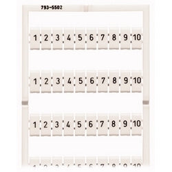Wago Corporation 793-5502 | Multi Marking System, Horizontal Numbering 1–10