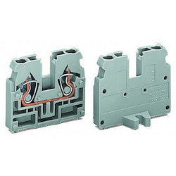 Wago Corporation 869-351 | End Terminal Block, With Fixing Flange (M4), For Screw or Similar Mounting