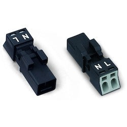 Wago Corporation 890-232 | 2-Position Female Power Connector, Cable Mount, 1-Port