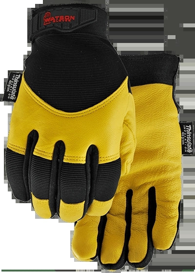 Watson Gloves USA 9005W-S | Watson Gloves Flextime Goatskin Leather Palm Mechanics Gloves, Small