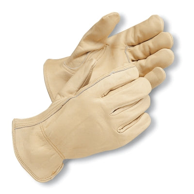 Wells Lamont Y0153L | Driver Gloves, Cowhide Grain Leather, Keystone Thumb, Large