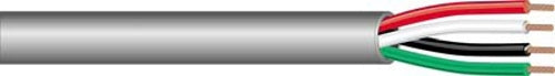 West Penn Wire 245GY1000 | Audio/Control Cable, Thermoplastic, 0.008 inch, Gray, PVC, 1000 ft., Unshielded, 300V
