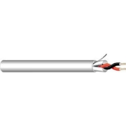 West Penn Wire 25293BGY1000 | 18/2 Stranded Bare Copper Conductors, Shielded With An Overall Jacket