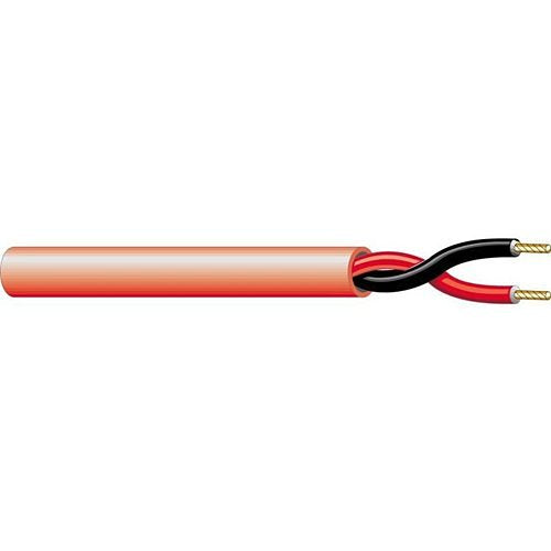 West Penn Wire 990RD1000 | Fire Alarm Cable, 16 AWG, 2-Conductor, Solid Bare Copper, 1000 ft