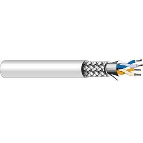 West Penn Wire D254852GY1000 | Data Transfer Cable, Insulation Material FFEP-Foamed FEP, Shield Type Foil/ Braid, 24 AWG
