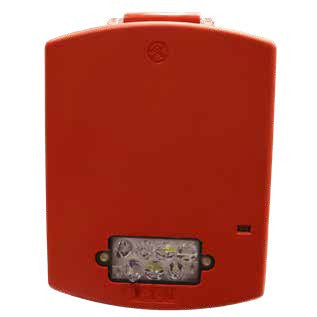 Wheelock EL4XST-FR | Eluxa NEMA 4X Outdoor Strobe (RED) Clear Lens, FIRE, with 4X Surface Box