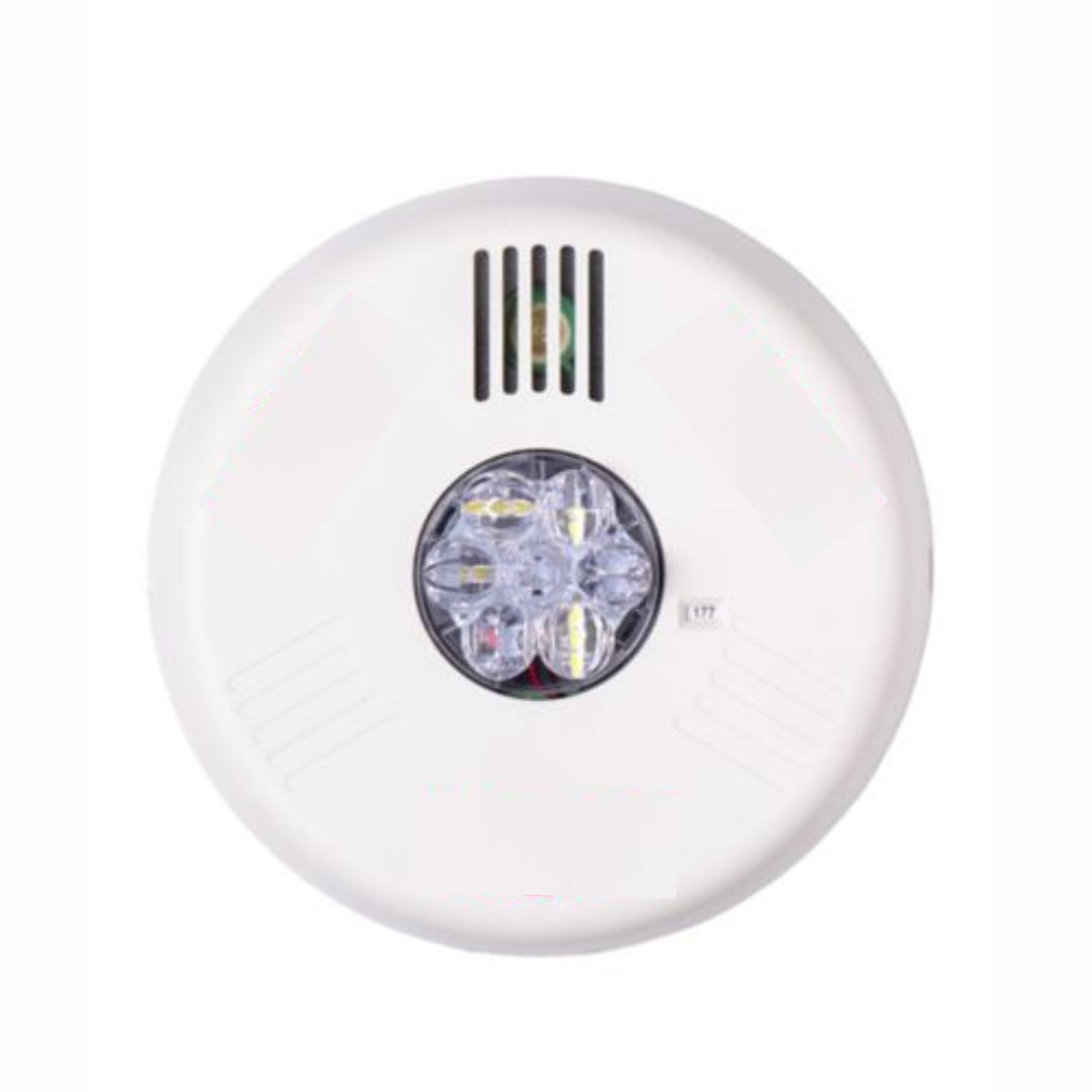 Wheelock ELHSWC-N | ELUXA White Ceiling Fire Alarm Horn Strobe 24V