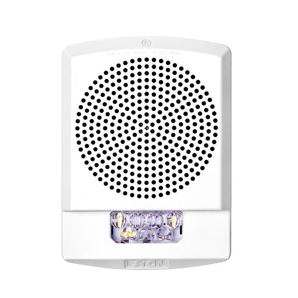 Wheelock ELMTSW-N | Multitone Fire Horn Strobe 24V (White, No Lettering)