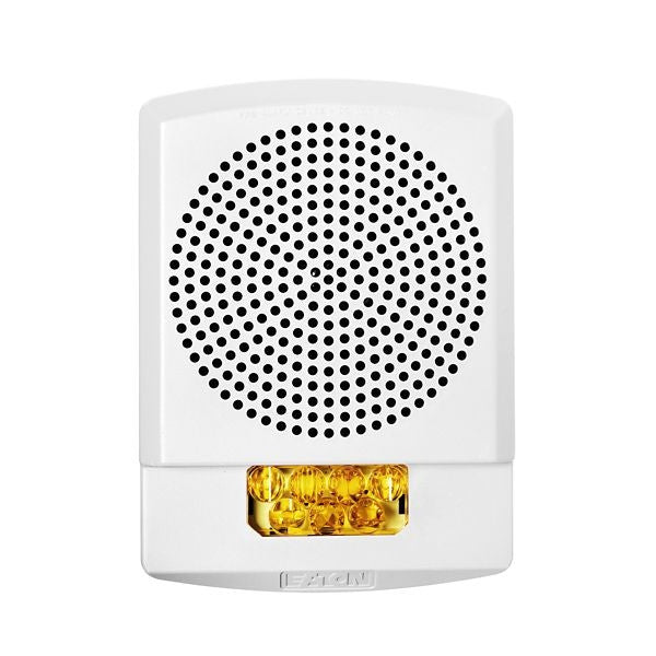 Wheelock ELMTSW-NA | Multitone Fire Horn Strobe 24V (White, Amber Lens, No Lettering)