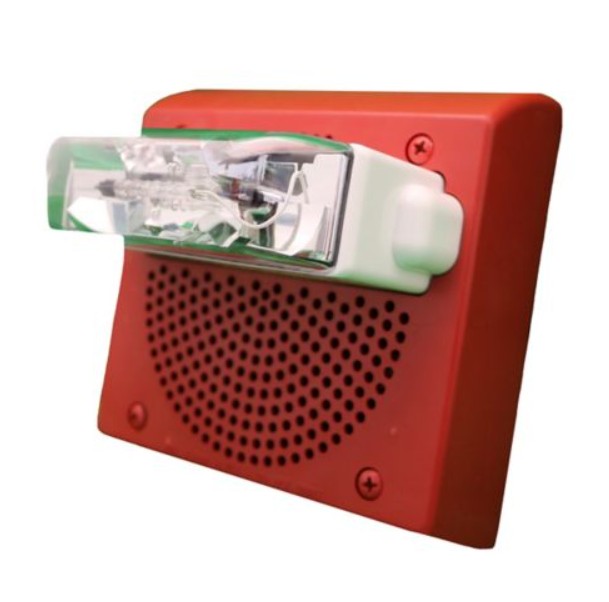 Wheelock ET70WP-24177C-FR - HORN - SPEAKER STROBE 1/8-8W RED