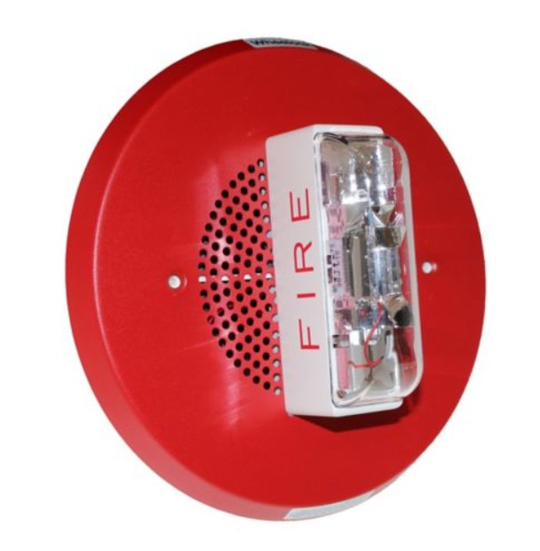 Wheelock ET90-24MCC-FR - HORN - SPEAKER STROBE 1/8-8W RED