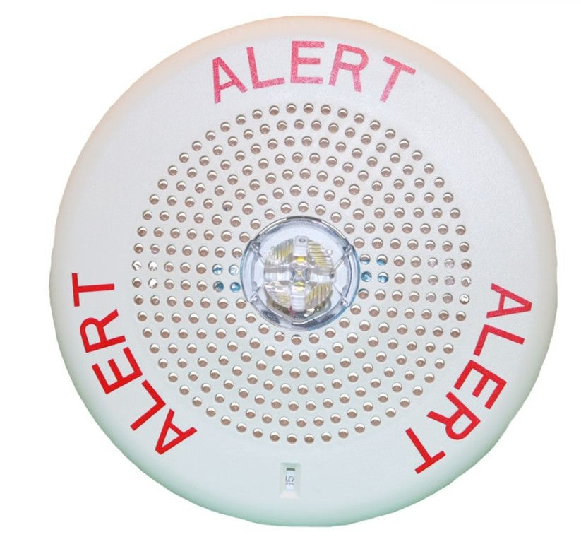 Wheelock LSPSTWC3-AL - STROBE - LED 2W HF SPKR STRB, RND, CEIL