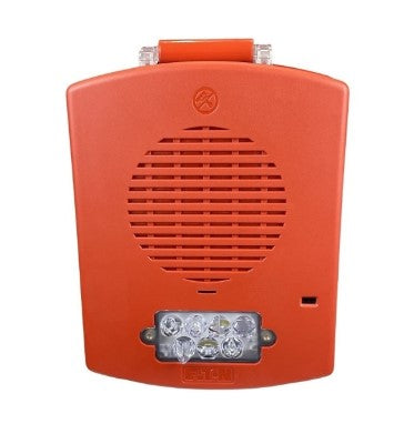 Wheelock N40E-84 | Horn, Lens Fire With Third Plate, Red