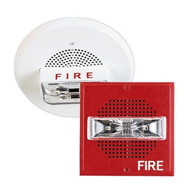Wheelock SA-S70-24MCW-ALW | Selfamplid Speaker Strb, 24vdc, 15/30/75/110wht Wrd
