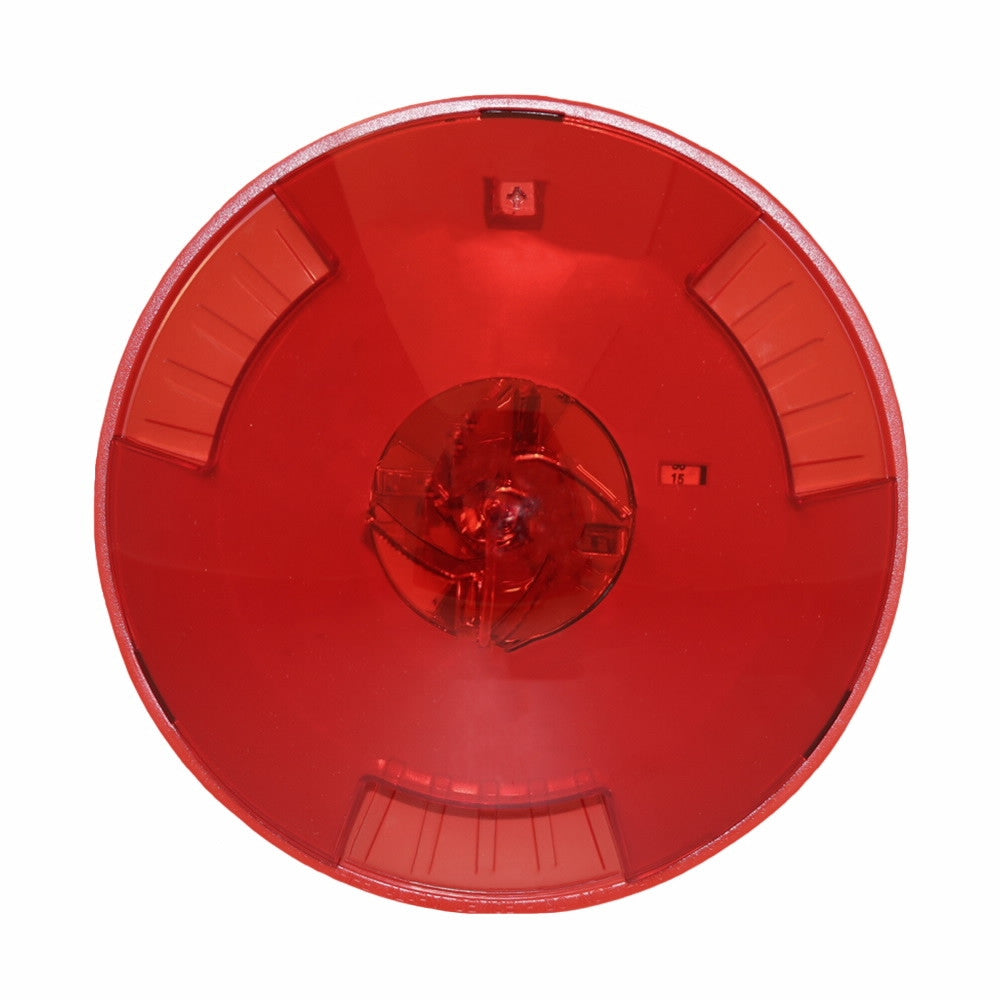 Wheelock STRC-NR | Ceiling Fire Alarm Strobe Light 12V / 24V (No lettering, Xenon Red Strobe)