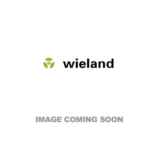 Wieland Electric Inc Z5.523.5753.0 | End Bracket, 35mm DIN Rail Mount, Metal, Black