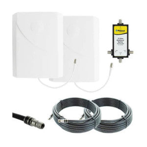 Wilson Electronics 309910-75F | Dual Antenna Expansion Kit To Use With 75 Ohm Pro Amplifier Kit Includes: 311155