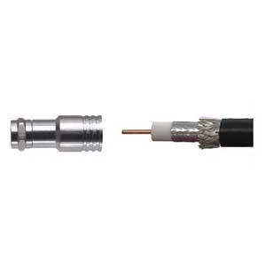 Wilson Electronics 971150-10 | F-Male Compression Connectors For The Rg11 Cable, Quantity 10 Bagged