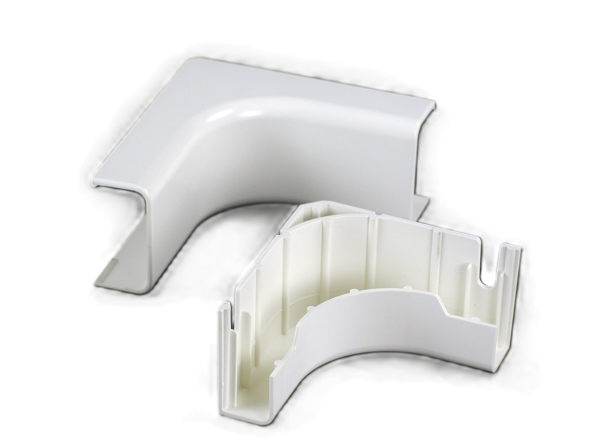 Wiremold 2917FO-WH | Uniduct 2900 Series Radiused Internal Elbow Fitting