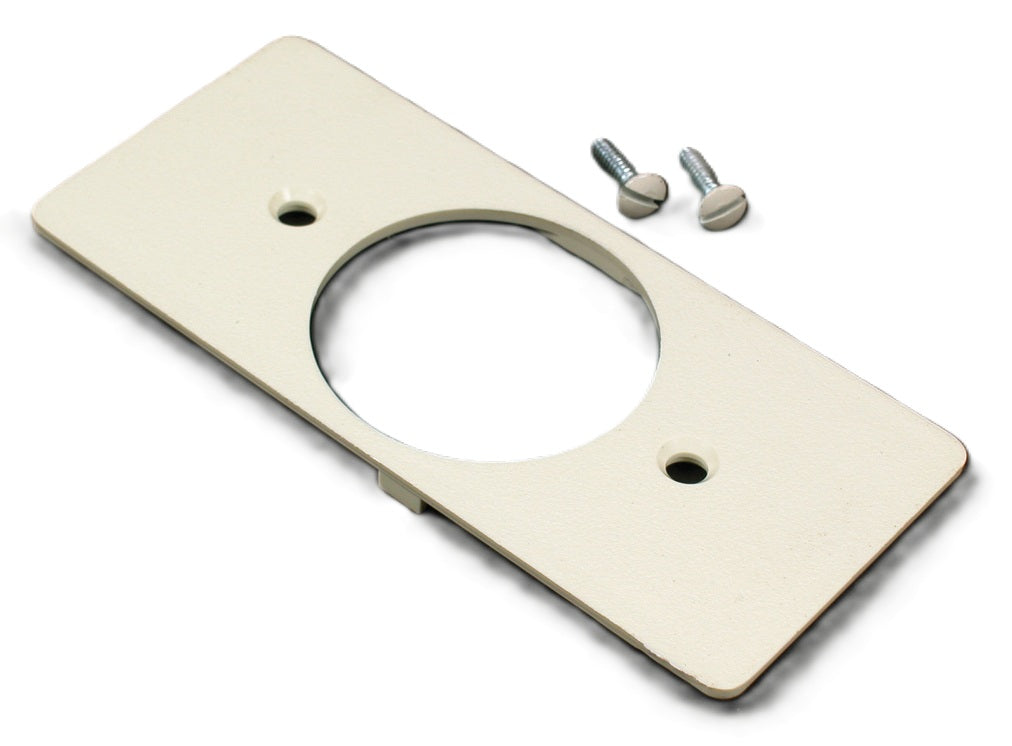 Wiremold 5507T1 | 5500 Single Receptacle Faceplate Fitting