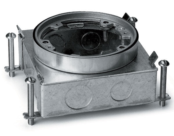 Wiremold 885B | 880 Series Shallow Steel Single Service Floor Box