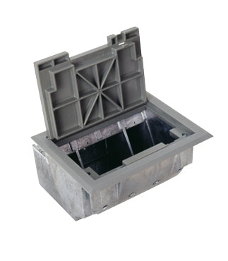 Wiremold AF1-KT | Floor Box Kit, Black Tile Cover and Trim