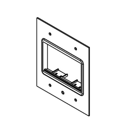 Wiremold DGT-ACT | AF Series Double-Gang Plate