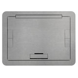 Wiremold EFB6810BTAA | Evolution Floor Box Flush Cover, Solid Lid