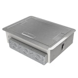 Wiremold EFB6810BTCAA | Evolution Floor Box Surface Cover with Solid Lid, Aluminum