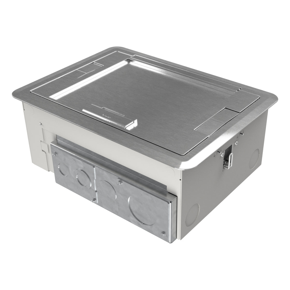 Wiremold EFB6810CTCAA | Evolution Floor Box Surface Cover with Floor Insert, Aluminum