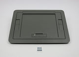 Wiremold EFB6810CTGY | Evolution Floor Box Flush Cover with Floor Insert, Gray