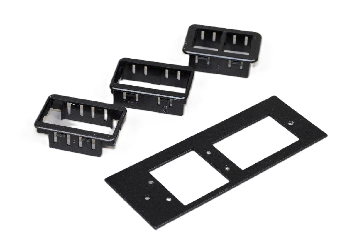 Wiremold OFR47-U2A | OFR Series Overfloor Raceway Extron MAAP-2A Combo Device Plate