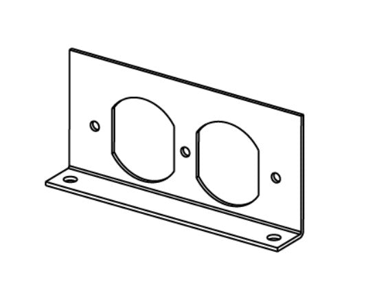 Wiremold RFB2DP | RFB2 Series Internal Duplex Receptacle Bracket