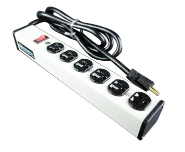Wiremold ULB620-15 | Plugmold Multi-Outlet Strip, 13.125 in, White, (3) 5-20R