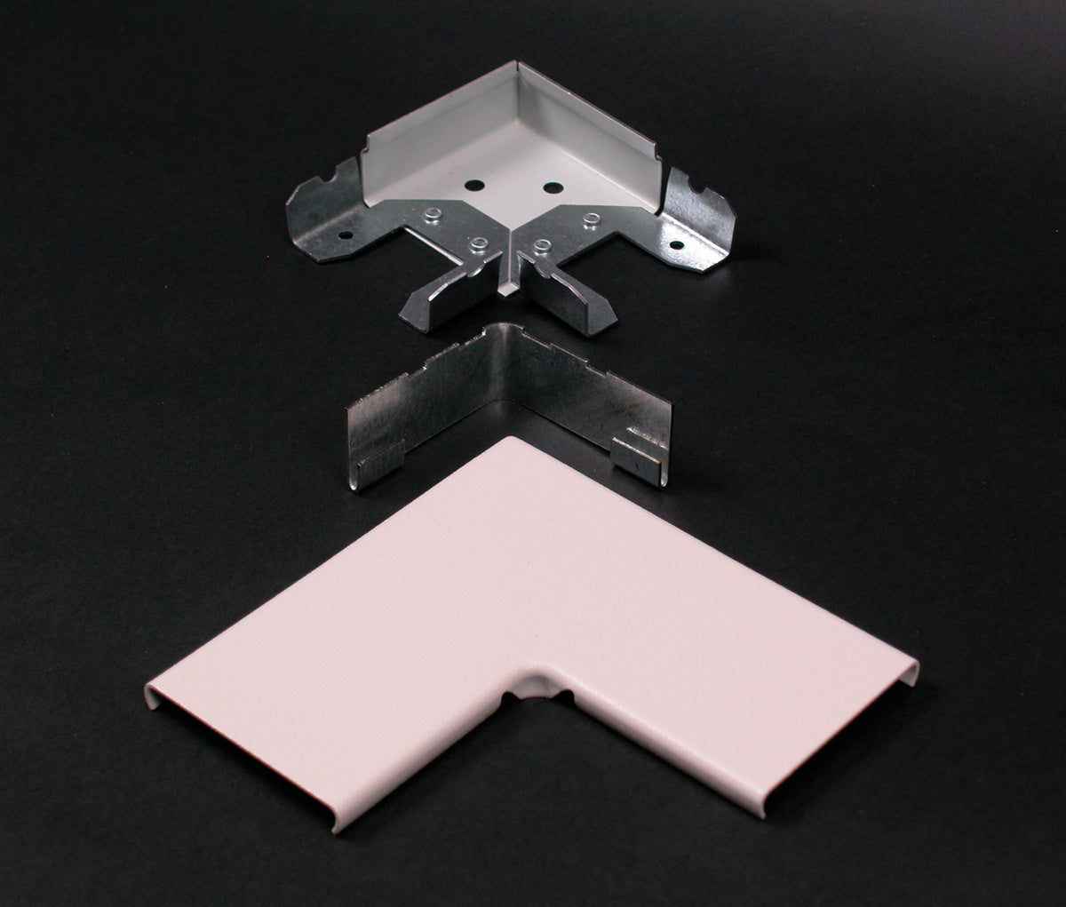 Wiremold V2411D | 2400D Divided Flat Elbow Fitting