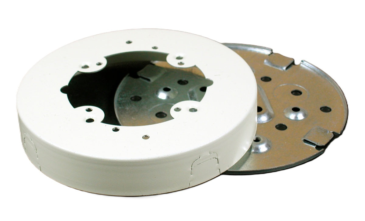 Wiremold V5738 | 500/700 Series Solid Base Fixture Box Fitting, Ivory