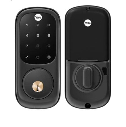 Yale Residential YRD226-CBA-BSP | Assure Lock Touchscreen Connected by August Module, Black Suede
