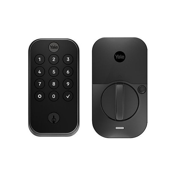 Yale Residential YRD614-ZW2-BSP | Pro 2 Keypad with Z-Wave, Black Suede