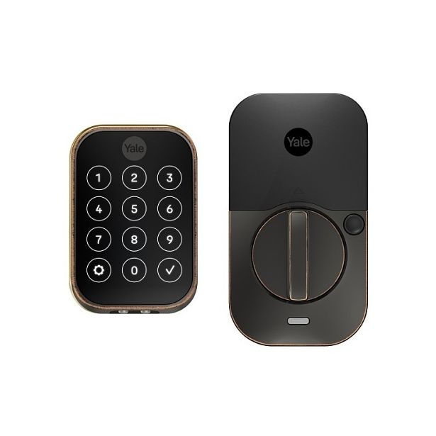 Yale Residential YRD654-BLE-0BP | Pro 2 Key-Free Touchscreen Keypad Lock with Bluetooth, No Smart Module, Oil Rubbed Bronze