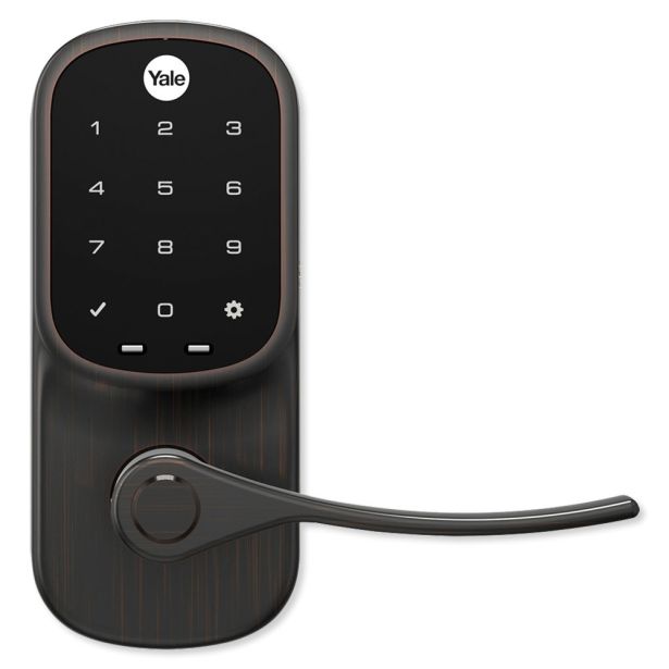 Yale Residential YRL226-ZW2-0BP | Z-Wave Plus Assure Touchscreen Keypad Lever Lock, Oil Rubbed Bronze