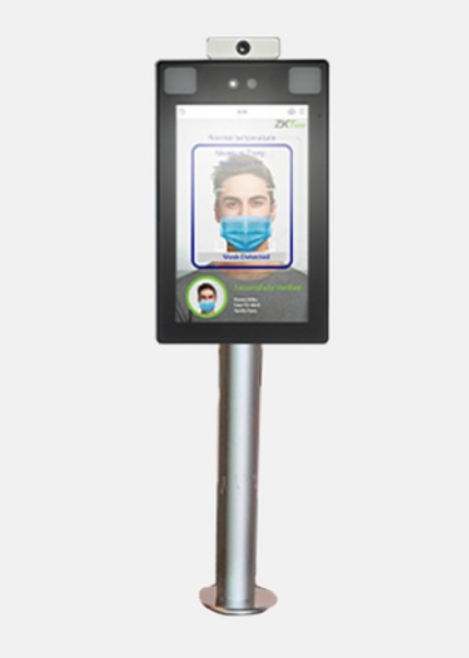 Zkteco SF-TURNSTILE-POLE | Turnstile Mounting Pole for Body Temp+ Mask Detection Reader