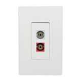 Tripp-Lite A050-000-ST-KJ | RCA Female Audio to Screw Terminal Keystone Jack Kit, Red/White