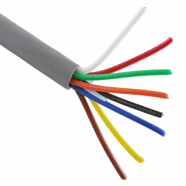 Alpha Wire 1896/8C SL001 | 8 Conductor Multi-Conductor Cable Slate 20 AWG 1000.0' (304.8m)